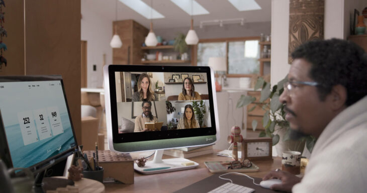 video conferencing screens